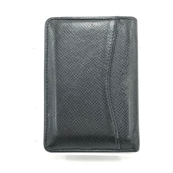 LOUIS VUITTON Taiga Black Card Case, Pocket Organizer, Ardoise, M30512/MI0014 - Picture 2 of 8